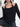 SLIM FIT LONG SLEEVE TOP WITH BOW-ACCENTED STRAPS
