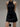 SLIM FIT MINI HALTER DRESS IN BLACK