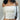 SLIM FIT OFF-THE-SHOULDER LONG SLEEVE TOP