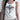 SLIM FIT SLEEVELESS WHITE TANK TOP WITH CROSS DESIGN