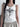 SLIM FIT SLEEVELESS WHITE TANK TOP WITH CROSS DESIGN
