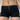 SLIM FIT STUDDED BLACK SHORTS WITH BELT - SLIM FIT SHORTS