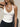 SLIM FIT V-NECK TANK TOP - WHITE RIBBED FIT COTTON