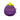 SMILING EGGPLANT AIRPODS CASE WITH MANGOSTEEN CHARM