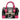 SNAKESKIN MESSENGER BAG ROSE RED ACCENT SOLID COLOR PATTERN