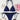 SOLID COLOR BIKINI SET WITH CLASSIC HALTER NECK AND LINING TEXTURE