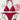 SOLID COLOR BIKINI SET WITH CLASSIC HALTER NECK AND LINING TEXTURE