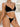 SPARKLY TRIM WHITE BIKINI COLOR BLOCK DESIGN