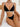 SPARKLY TRIM WHITE BIKINI COLOR BLOCK DESIGN