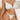 SPARKLY TRIM WHITE BIKINI COLOR BLOCK DESIGN