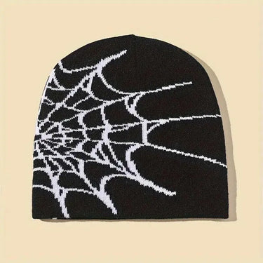 Spider Web Beanie Caps Y2K Unisex