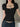 SQUARE-NECK TIE-FRONT TOP WITH SWEET BOW TIE DETAIL