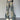 STAR-DECORATED BAGGY JEANS WITH ROPE BELT FOR WOMEN