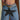 STAR DESIGN DENIM SHORTS WITH SKINNY FIT