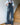 STAR GIRL DENIM OVERALLS WITH STAR DESIGNS FOR GIRLS