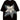 STAR GRAPHIC BLACK T-SHIRT COTTON CREW NECK