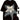 STAR GRAPHIC BLACK T-SHIRT COTTON CREW NECK