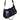 STAR PATCH DENIM MESSENGER BAG URBAN ELEGANCE - kd45#black - Sweetheart Supplies