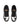 STAR SNEAKERS IN BLACK AND WHITE CASUAL ROUND TOE DESIGN