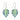 STERLING SILVER EAR NEEDLES: PLATINUM VACATION EARRINGS