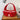 STRIPED BEIGE CASUAL TOTE STYLE NYLON SHOULDER BAG
