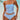 STRIPED BIKINI SET BLUE WHITE HIGH STRETCH FABRIC TEXTURE