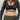 STRIPED CROPPED CARDIGAN WITH LAYERED NECKLACES SUPER CROP LONG SLEEVE
