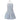 STRIPED HALTER MINI DRESS BLUE MINI