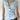 STRIPED POLO SHIRT LIGHT BLUE Y2K