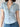 STRIPED POLO SHIRT LIGHT BLUE Y2K