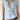 STRIPED POLO SHIRT LIGHT BLUE Y2K