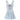 STRIPED SMOCKED MINI DRESS WITH RED TIE FOR CASUAL WEAR