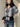 STRIPED STAND COLLAR JACKET MICRO ELASTICITY