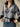 STRIPED STAND COLLAR JACKET MICRO ELASTICITY