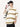 STRIPED TEE: BLUE AND WHITE, ENSURES COMFORT