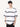 STRIPED TEE: BLUE AND WHITE, ENSURES COMFORT