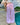 STRIPED WIDE-LEG PANTS: AZURE DRAWSTRING TROUSERS