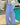 STRIPED WIDE-LEG PANTS: AZURE DRAWSTRING TROUSERS