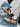 SUEDE SNEAKER WITH HEEL INCREASE AND WASHING MODE - TAN AND BROWN
