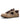 SUEDE SNEAKER WITH HEEL INCREASE AND WASHING MODE - TAN AND BROWN