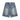 SUNBURST BLUE DENIM SHORTS WITH SHORT STRIPED SHIRT OPTION