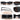 SUNGLASSES TRIO: BLACK CASUAL Y2K PUNK