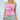 TANK TOP PINK ITALIA EMBROIDERY Y2K MODERN COMFORT