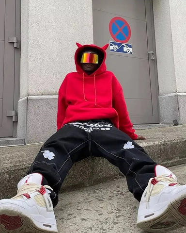 Thesupermade Teufelshornmantel -1153