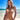 THONG BIKINI CONTRAST TRIM TRIANGLE ELASTANE FABRIC