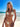 THONG BIKINI CONTRAST TRIM TRIANGLE ELASTANE FABRIC