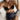 THREE-PIECE BIKINI SWIMSUIT WITH CROSS DESIGN AND LACE DETAILS