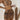 THREE-PIECE SWIMSUIT SET - TAN AND BLACK BIKINI SET WITH MATCHING SKIRT