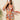 TIE-DYE BIKINI SET: ELEGANT V-NECK WITH ELASTANE FABRIC