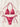 TIE-DYE BIKINI SET WITH ALL-OVER PRINT FABRIC TEXTURE
